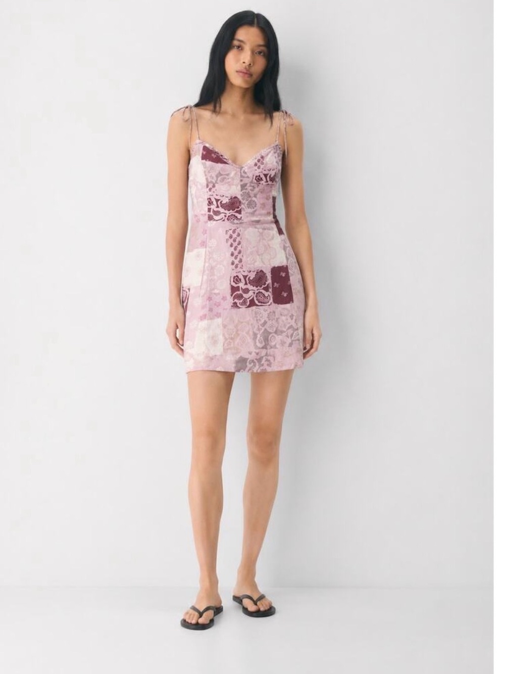 Aritzia Fable Dress - Pink & Mauve